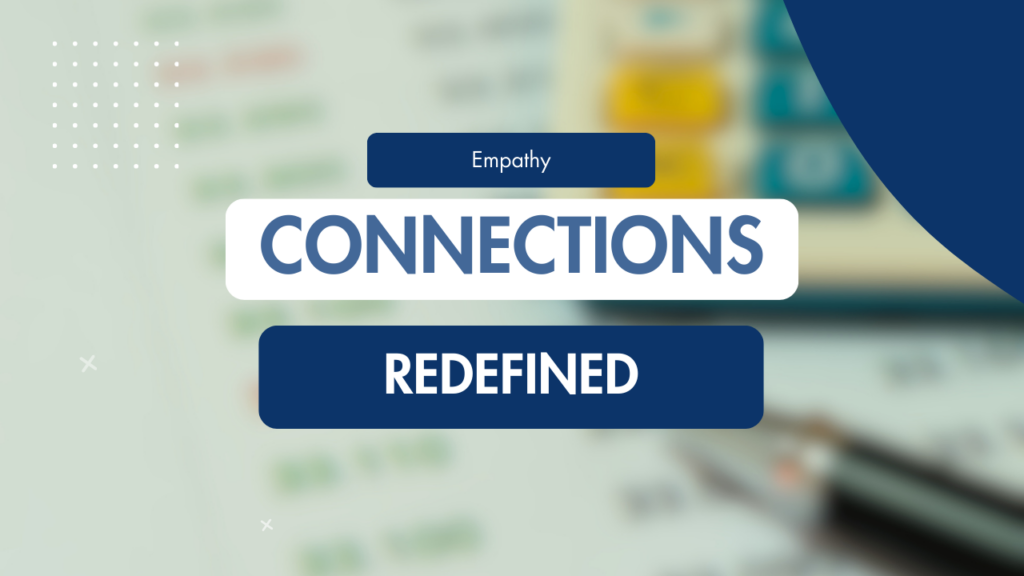 Visualization of empathy-driven customer engagement framework showing interconnected human elements and communication pathways.
