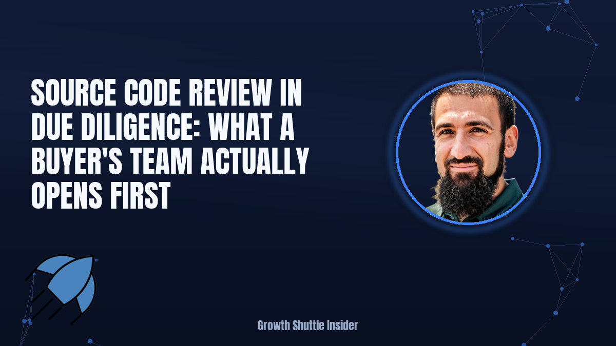 Source code review in due diligence: what a buyer's team actually opens first
